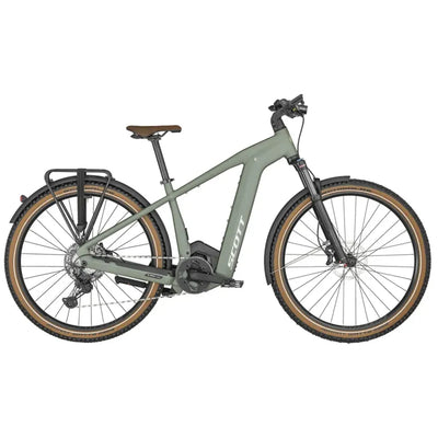 2023 Scott Axis eRIDE 10 Mens Electric Hybrid Bike in Grey
