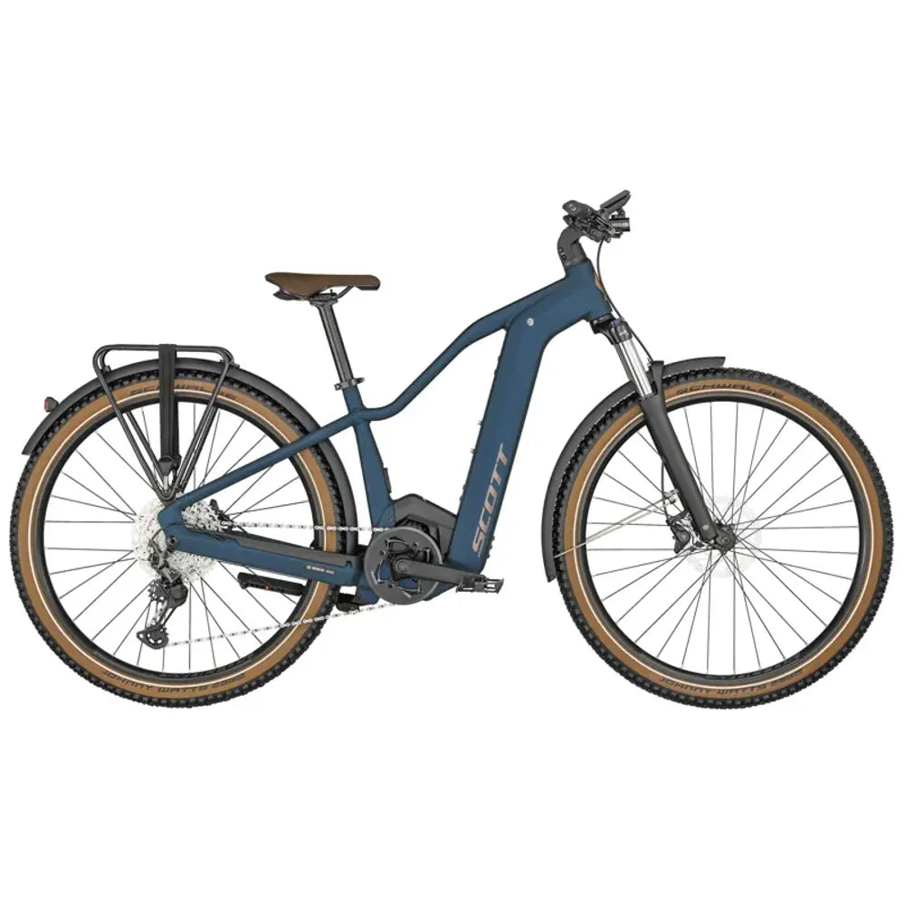 2025 Scott Axis eRIDE 20 Women's Electric Hybrid Bike in Blue