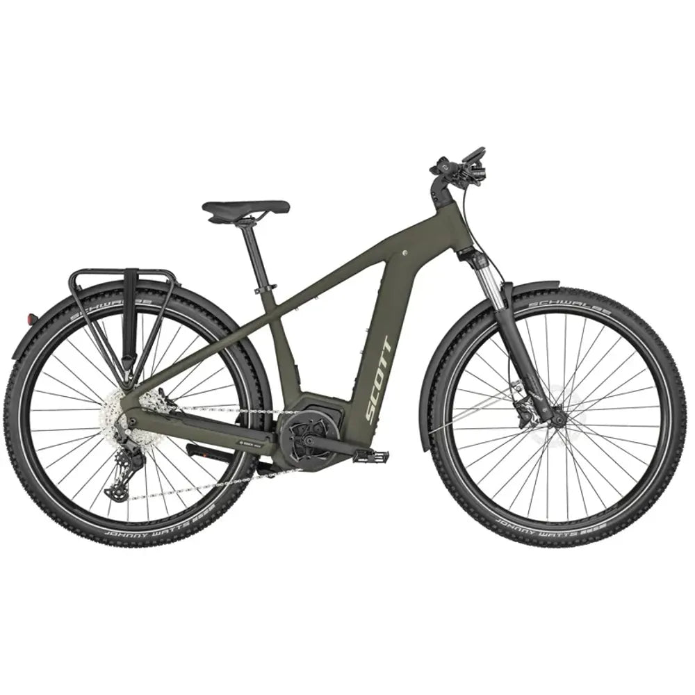 2023 Scott Axis eRIDE 30 Bosch Electric Hybrid Bike in Green