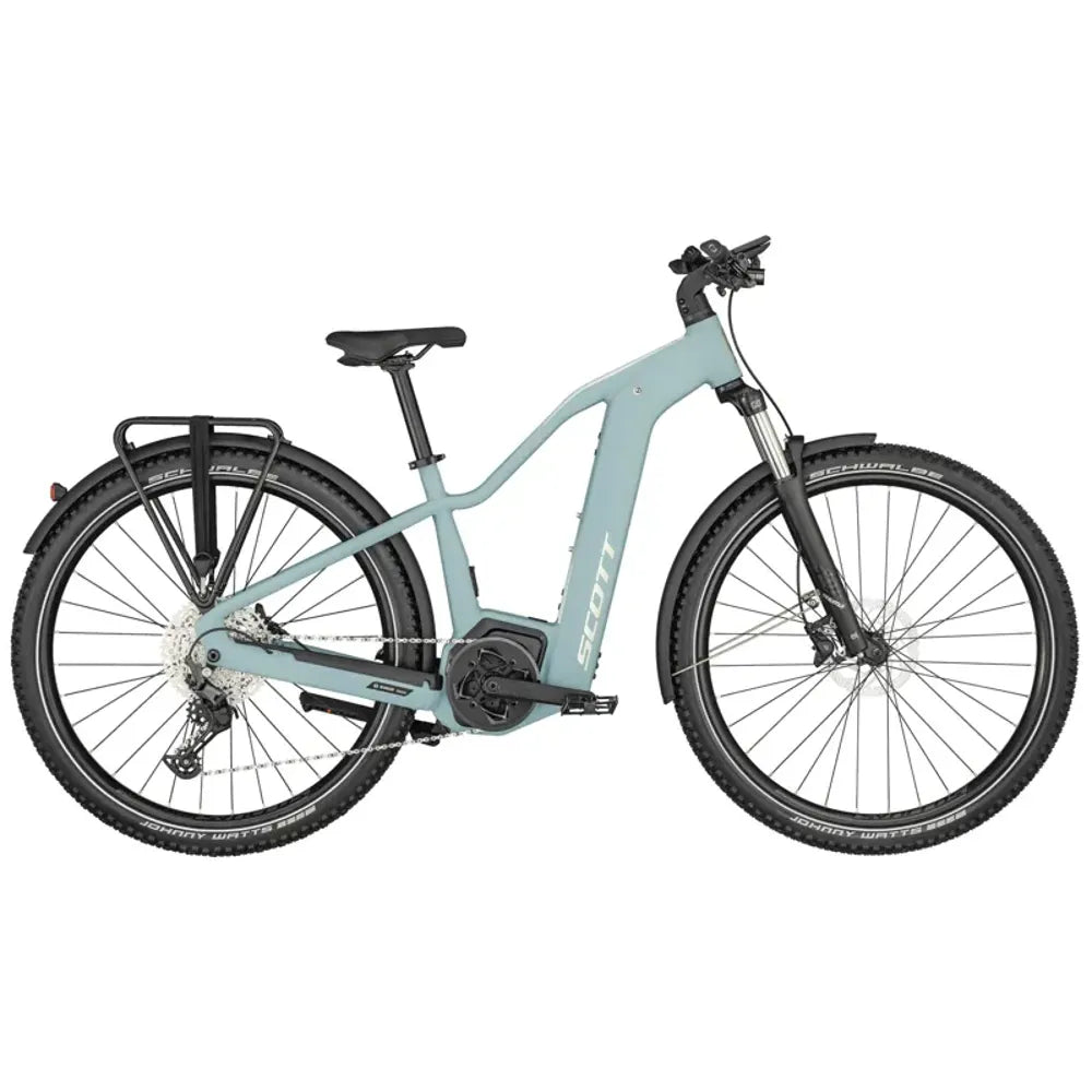 2023 Scott Axis eRIDE 30 Women's Electric Hybrid Bike in Blue 