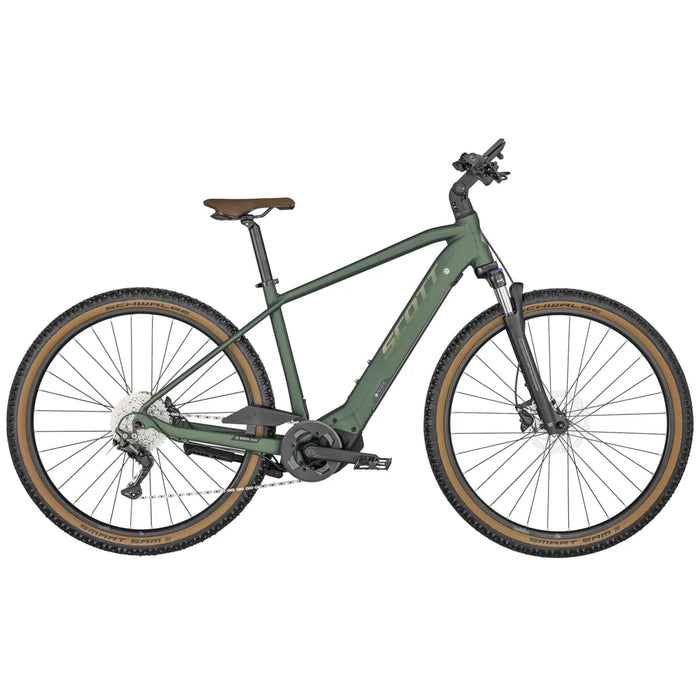 2023 SCOTT Sub Cross eRIDE 10 Men's Electric Hybrid Bike in Green