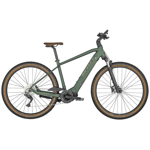 2023 SCOTT Sub Cross eRIDE 10 Men's Electric Hybrid Bike in Green