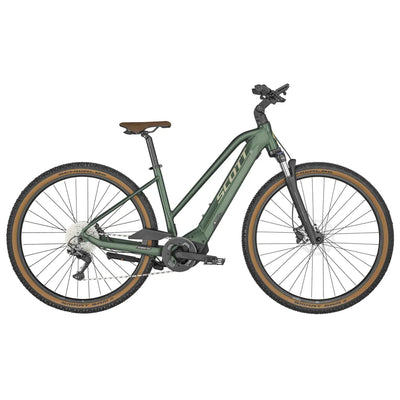 2023 SCOTT Sub Cross eRIDE 10 Lady's Electric Hybrid Bike in Green