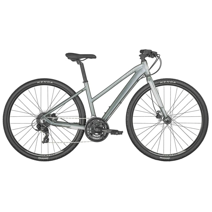 2023 SCOTT Sub Cross 50 Lady Disc Hybrid Bike in Grey