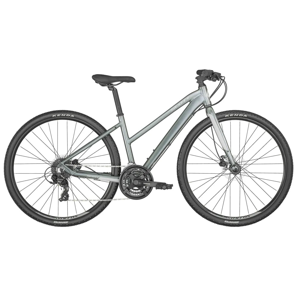 2023 SCOTT Sub Cross 50 Lady Disc Hybrid Bike in Grey
