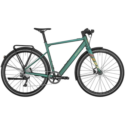 2024 Bergamont E-Sweep Tour Electric Flat Bar Hybrid Bike in Green