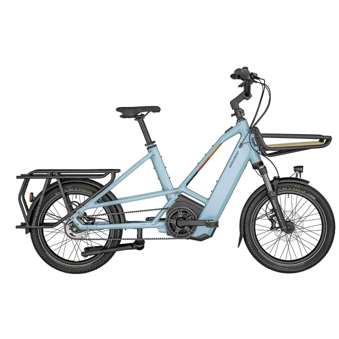 Bergamont Hans-E Lt Electric Hybrid Bike In Shiny Glazy Blue
