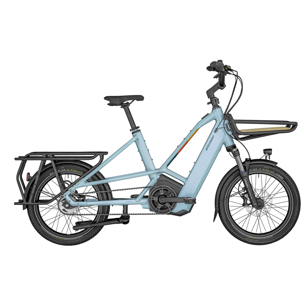 Bergamont Hans-E Lt Electric Hybrid Bike In Shiny Glazy Blue