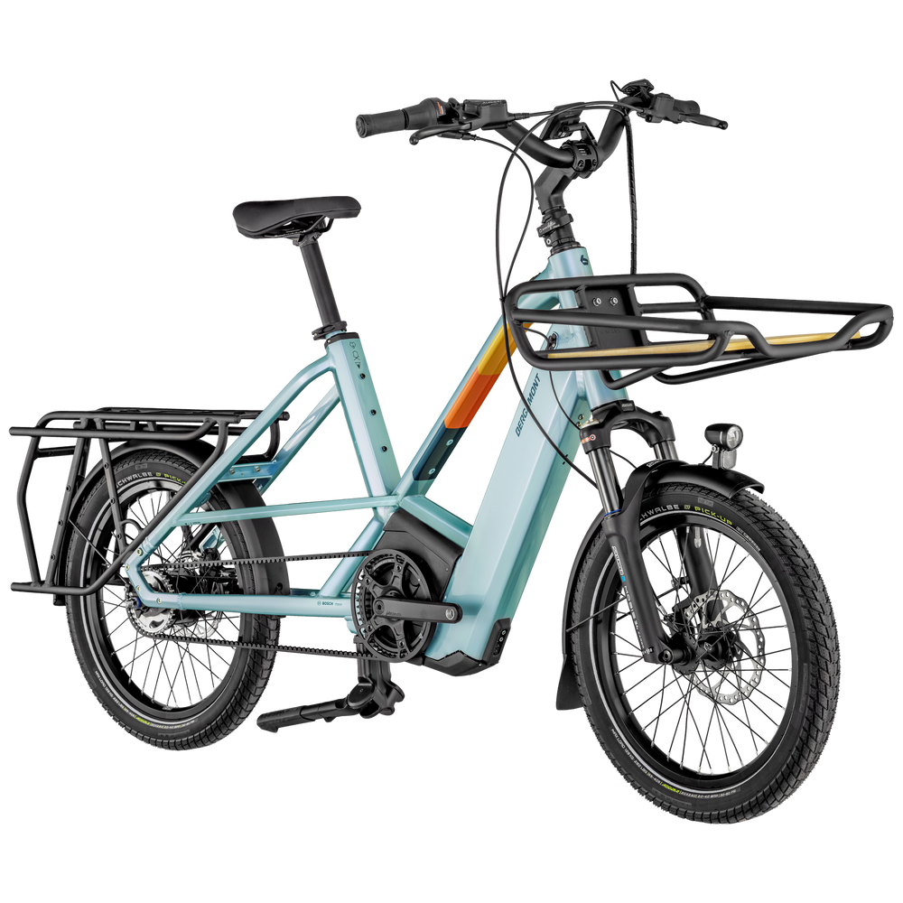 Bergamont Hans-E Lt Electric Hybrid Bike In Shiny Glazy Blue-image-3