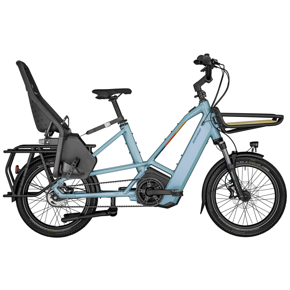 Bergamont Hans-E Lt Electric Hybrid Bike In Shiny Glazy Blue-image-5