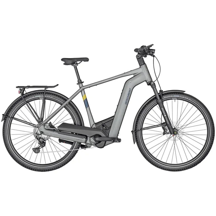2024 Bergamont E-Horizon Premium SUV Gent Electric Hybrid Bike in Grey