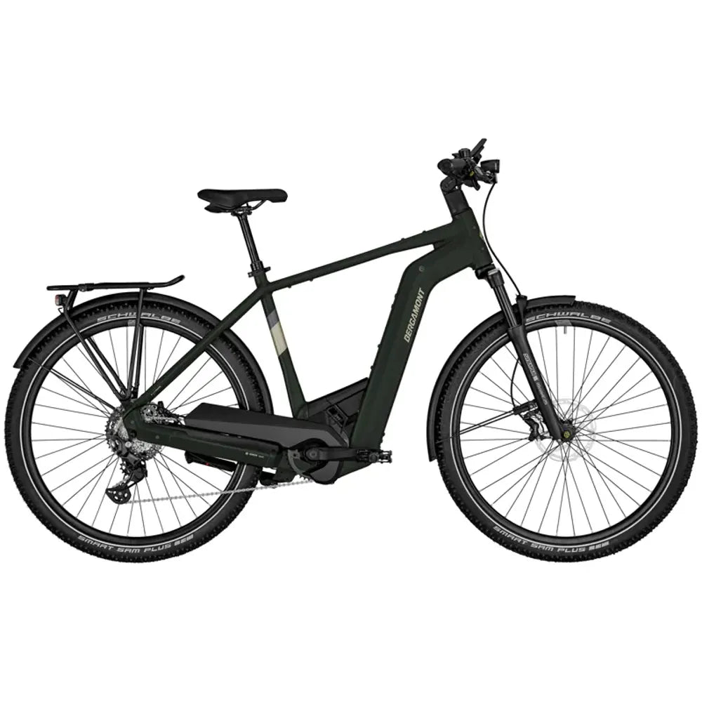 2024 Bergamont E-Horizon SUV 6 Gent 625Wh Electric Hybrid Bike Green
