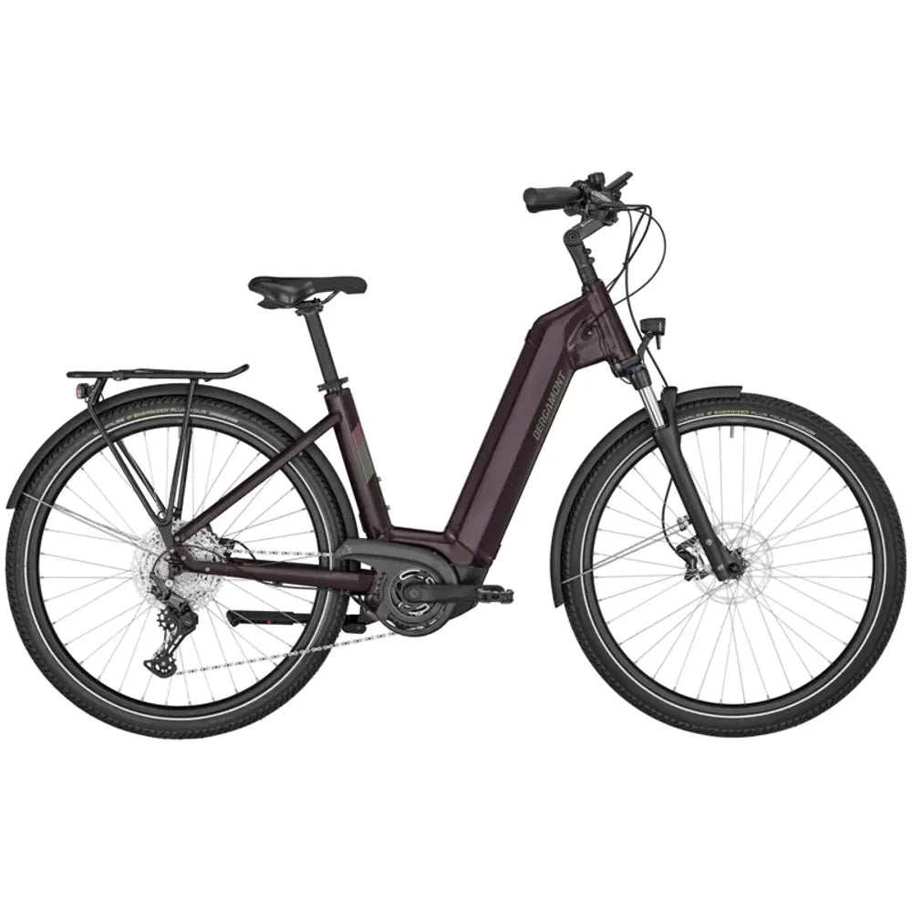 2024 Bergamont E-Horizon Expert 6 Wave Electric Hybrid Bike in Plum