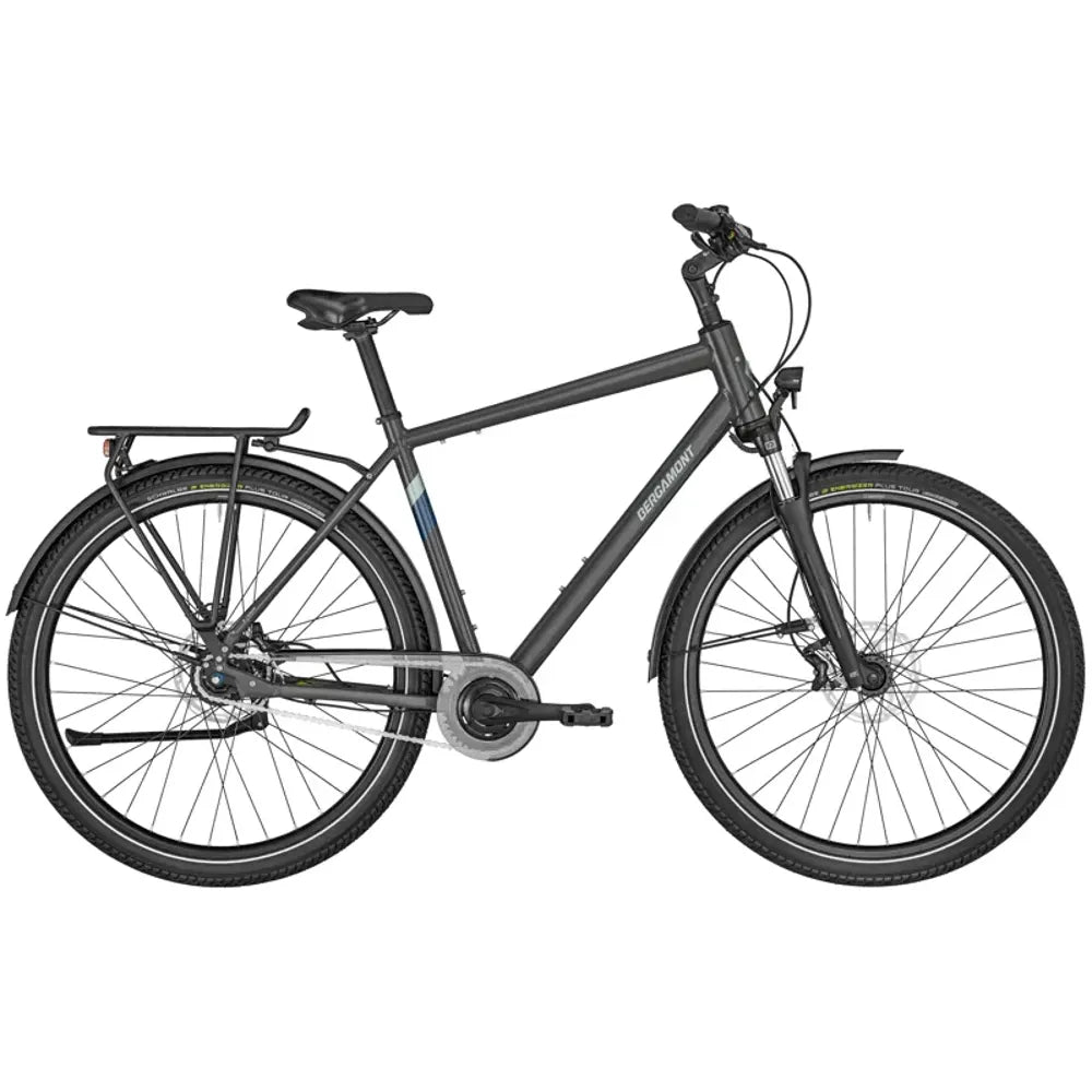 2024 Bergamont Horizon Plus N8 FH Gent Nexus Hybrid Bike in Grey