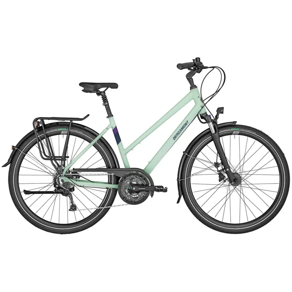 2024 Begramont Horizon 6 Lady Hybrid Bike in Mint Green