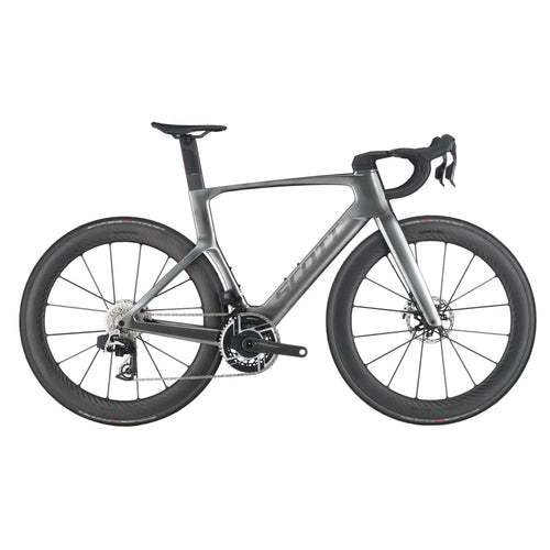 2024 SCOTT Foil RC Ultimate RED eTap AXS Carbon Road Bike in Silver