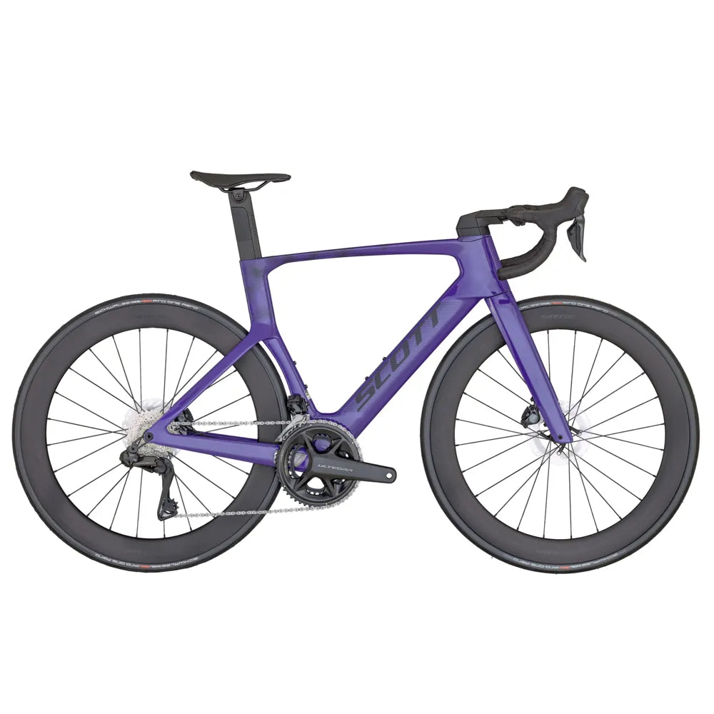 2024 SCOTT Foil RC 10 Ultegra Di2  Carbon Road Bike in Purple