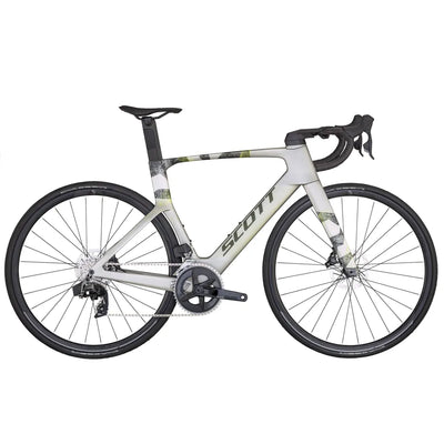 2024 SCOTT Foil RC 30 Rival AXS Carbon Road Bike in Silver