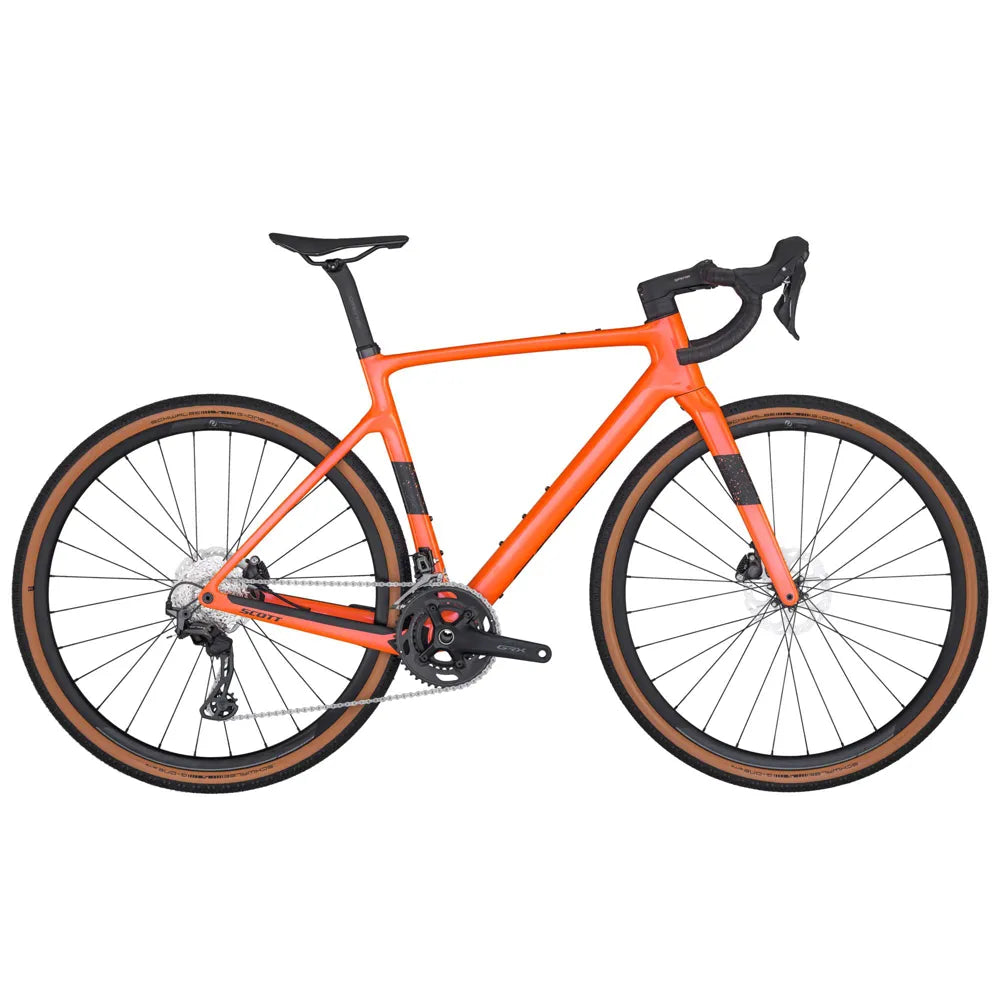 2024 Scott Addict Gravel 40 GRX Gravel Bike In Acid Orange