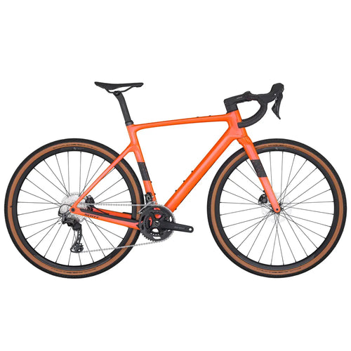 2024 Scott Addict Gravel 40 GRX Gravel Bike In Acid Orange