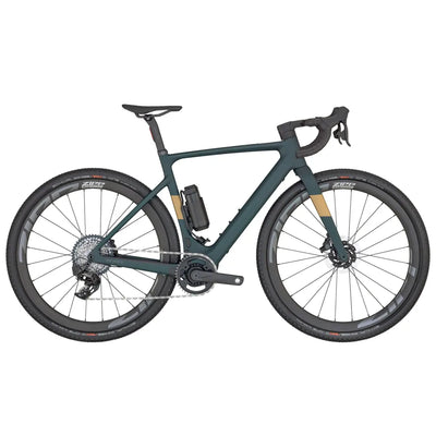 2025 SCOTT Solace Gravel eRIDE 10 Electric Gravel Bike in Black