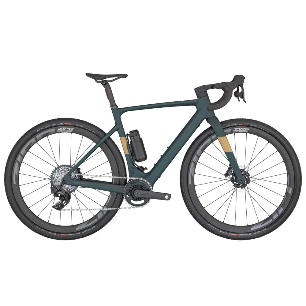2025 SCOTT Solace Gravel eRIDE 10 Electric Gravel Bike in Black