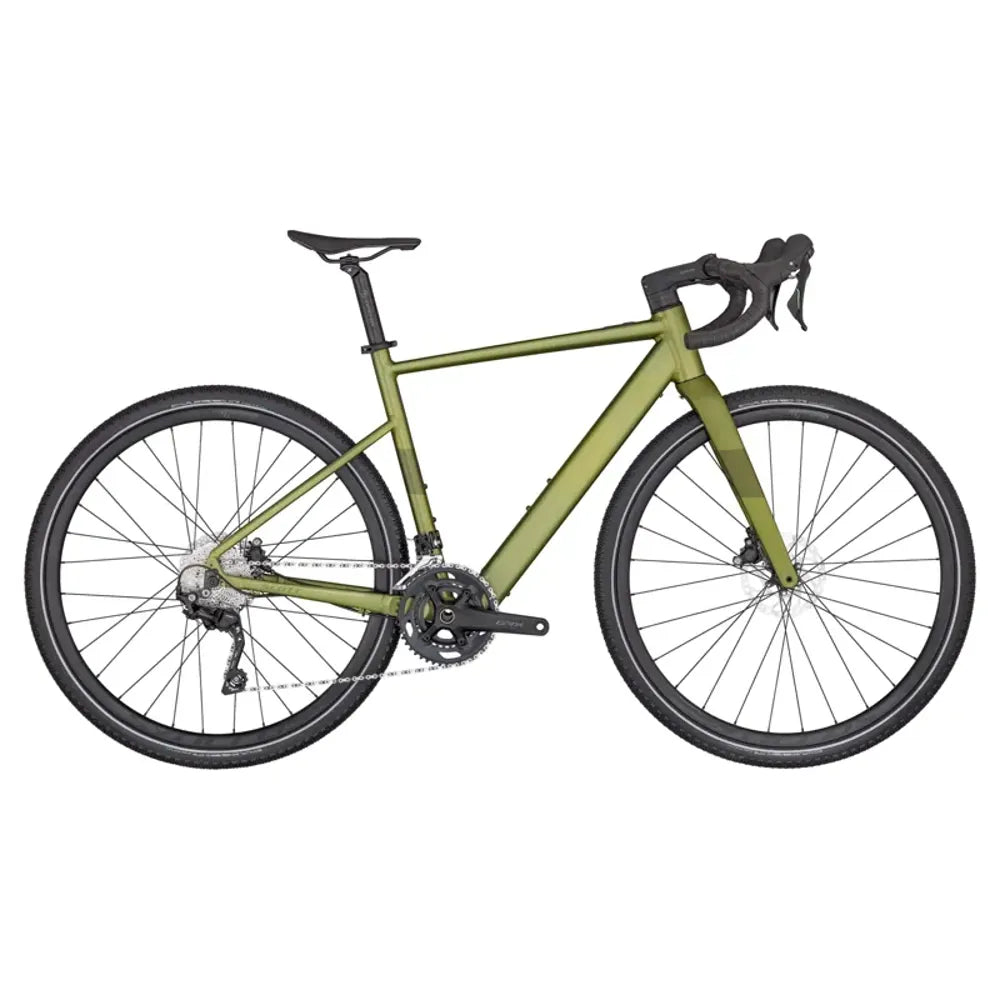 2025 Scott Speedster Gravel eRIDE 50 Electric Gravel Bike In Green