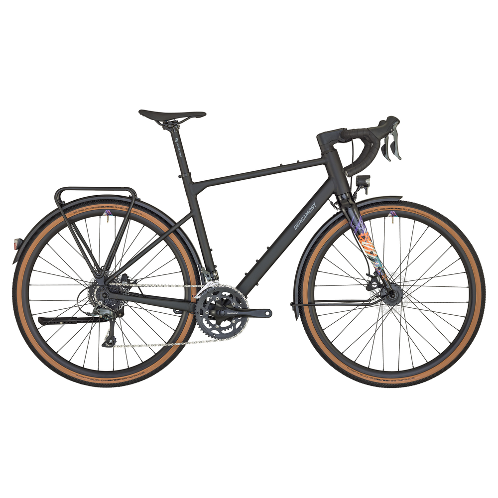 Bergamont Grandurance Rd 3 Black Gravel Bike In Matt Black