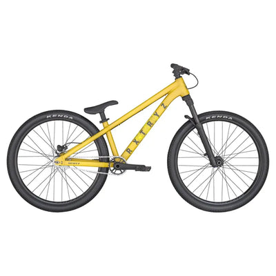 2024 Scott Roxter YZ 0.1 26 Inch Dirt Jump Bike In Auric Yellow
