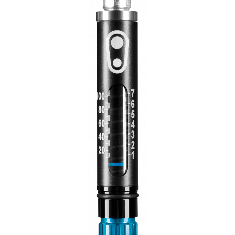 Crankbrothers Klic HV - With Gauge & CO2 in Silver