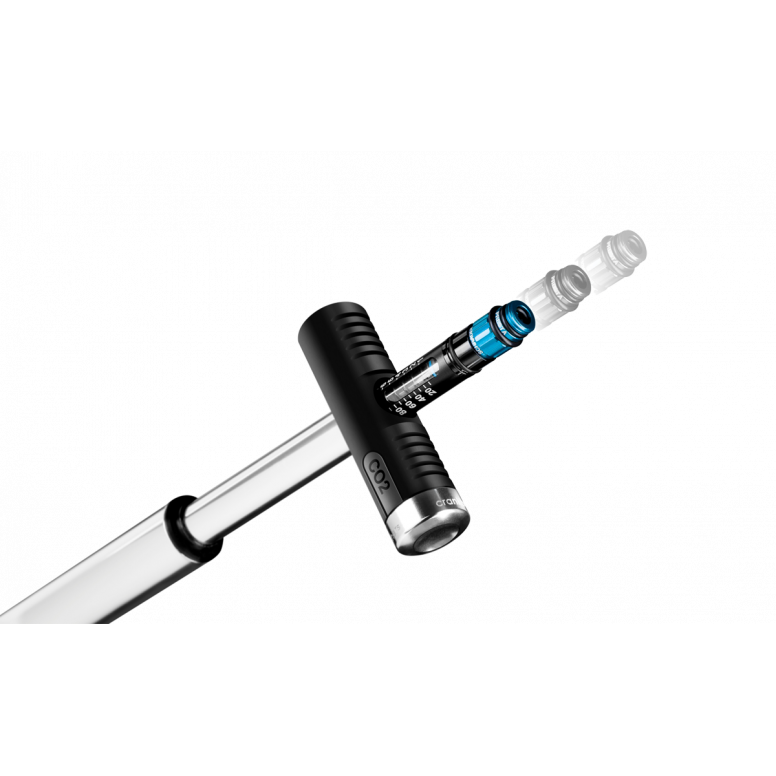 Crankbrothers Klic HV - With Gauge & CO2 in Silver