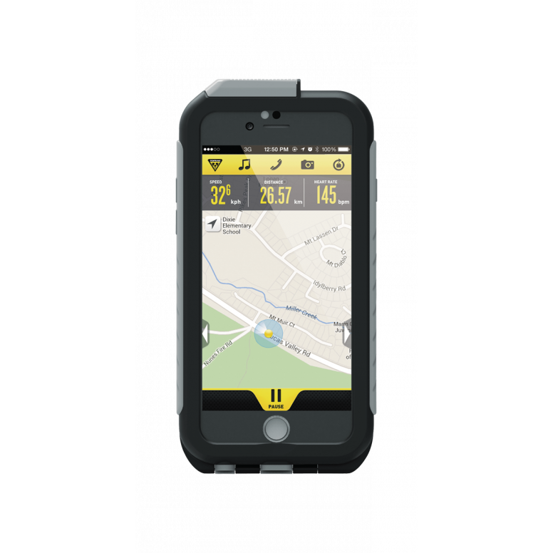 Topeak iPhone 6+/6s+ Weatherproof Ridecase in Black/Grey