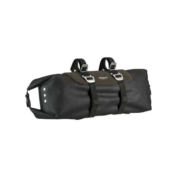Brooks Scape Handlebar Roll in Mud Green
