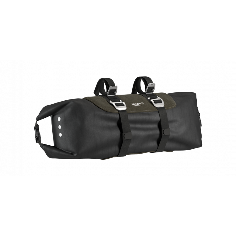 Brooks Scape Handlebar Roll in Mud Green
