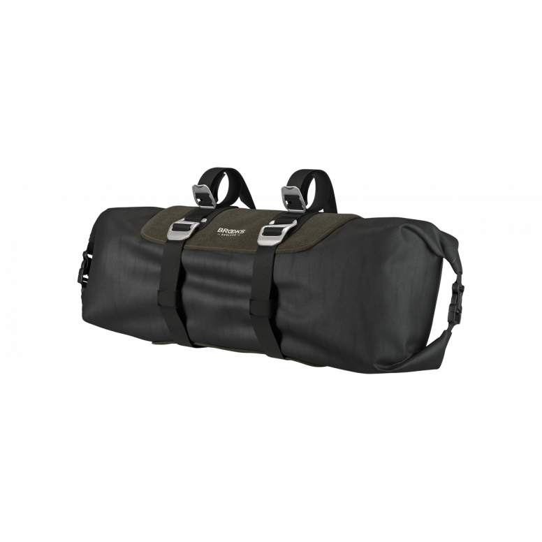 Brooks Scape Handlebar Roll in Mud Green