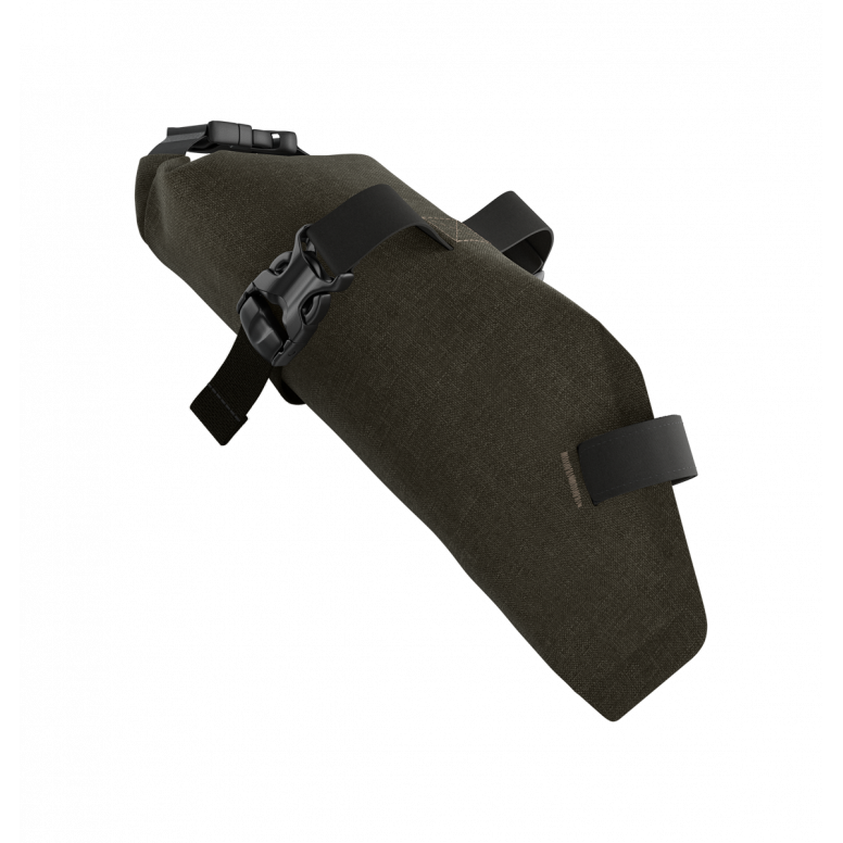 Brooks Scape Saddle Roll Bag in Mud Green