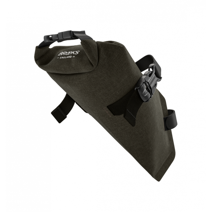 Brooks Scape Saddle Roll Bag in Mud Green