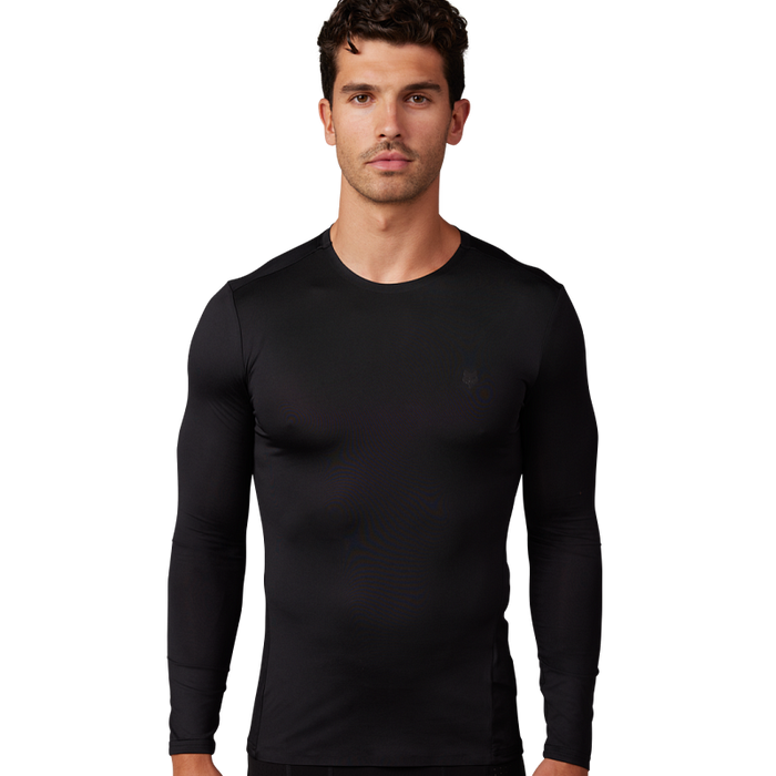 Fox Racing Tecbase Long Sleeve Shirt in Black