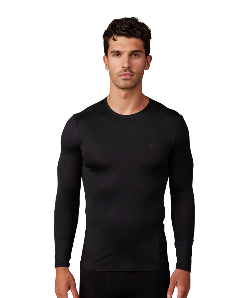 Fox Racing Tecbase Long Sleeve Shirt in Black