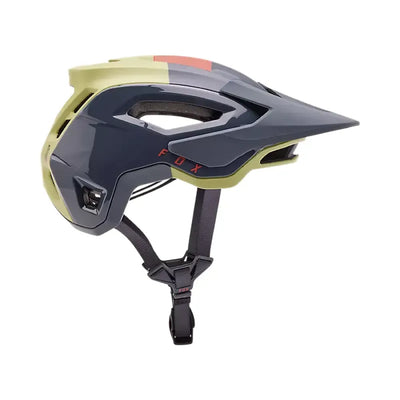 Fox Racing Speedframe Pro Helmet in Blue and Green