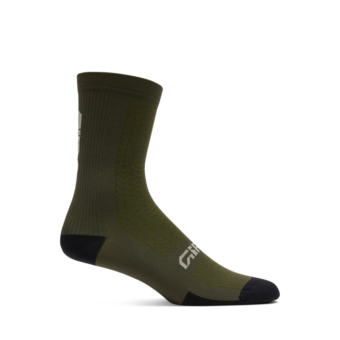 2026 GIRO HRC Team Unisex Cycling Socks in Dark Sage