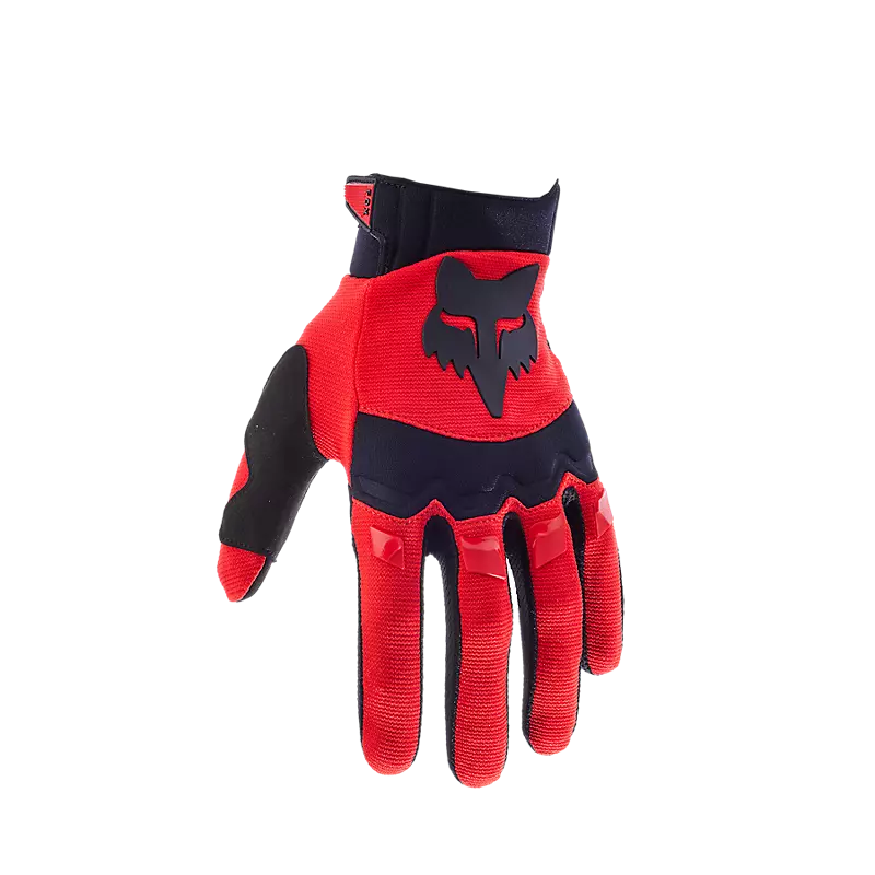 Fox Racing Dirtpaw Gloves in Fluorescent Red