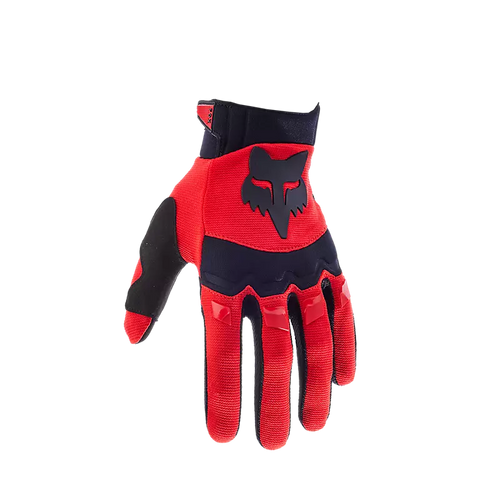 Fox Racing Dirtpaw Gloves in Fluorescent Red