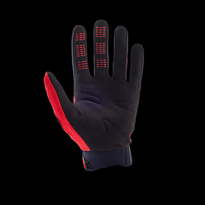 Fox Racing Dirtpaw Gloves in Fluorescent Red