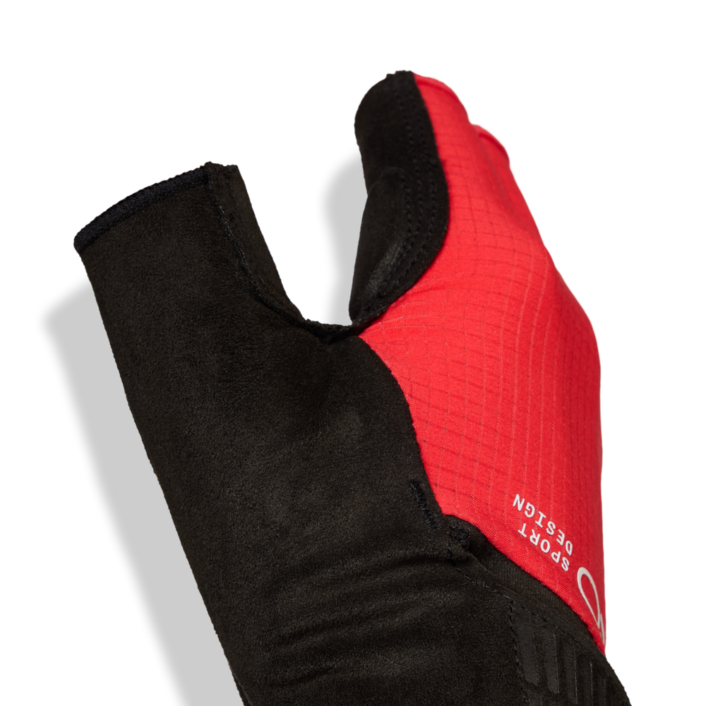 2026 GIRO Bravo II Gel Men's Road Cycling Gloves in Flame Red-image-3