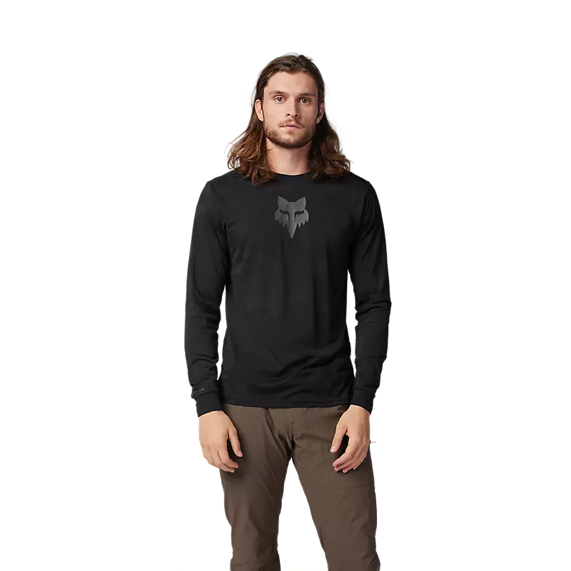 Fox Racing Ranger TruDri Long Sleeve Jersey in Black