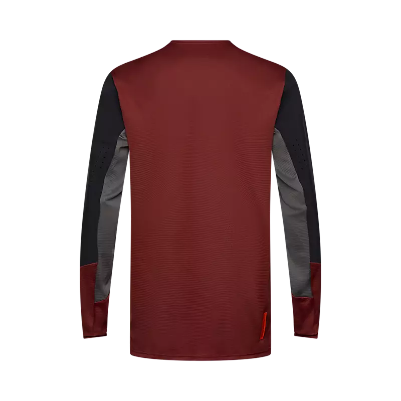 Fox Racing Defend Long Sleeve Jersey in Rust