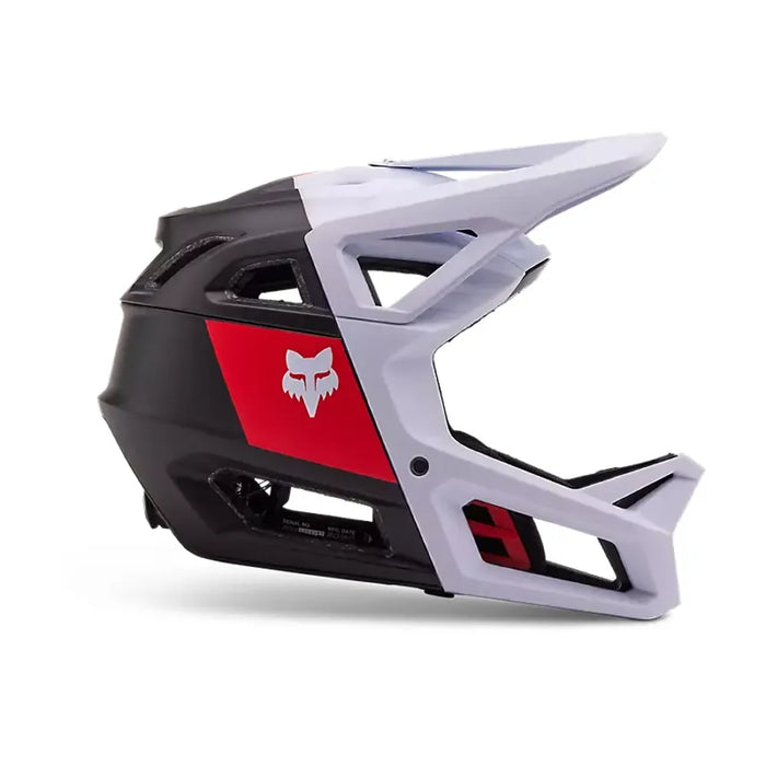 Fox Racing Proframe Full Face Helmet in Black And White