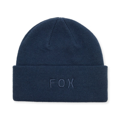 Fox Racing Wordmark Beanie in Midnight Blue