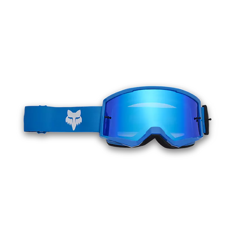Fox Racing Main Mirrored Lens Goggles in True Blue